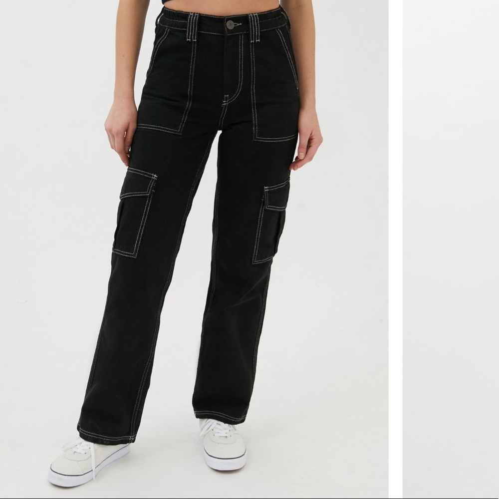Black high wasted jeans